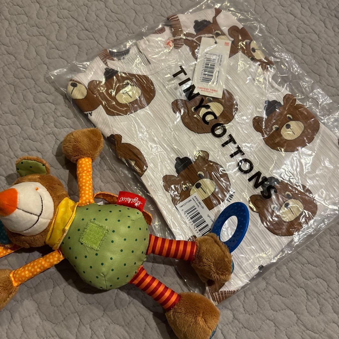 TINYCOTTONS くまちゃんロンパース 12M - メルカリ