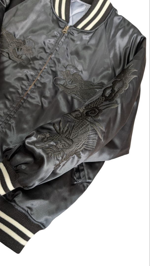 プリンス商会 スカジャン オールブラック 激レア 希少品 生産終了品