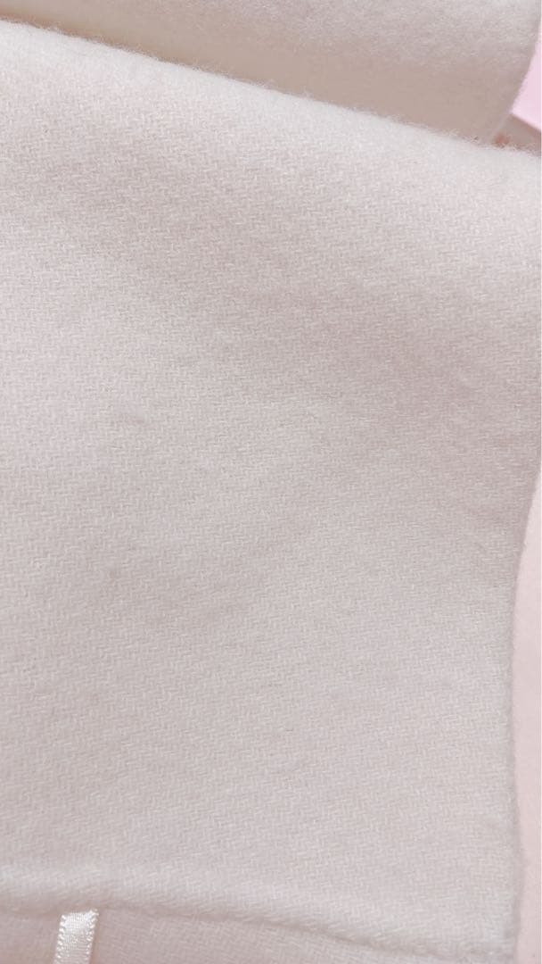 CELFORD ホワイト ケープコート　ファーティペットケープ　FREE