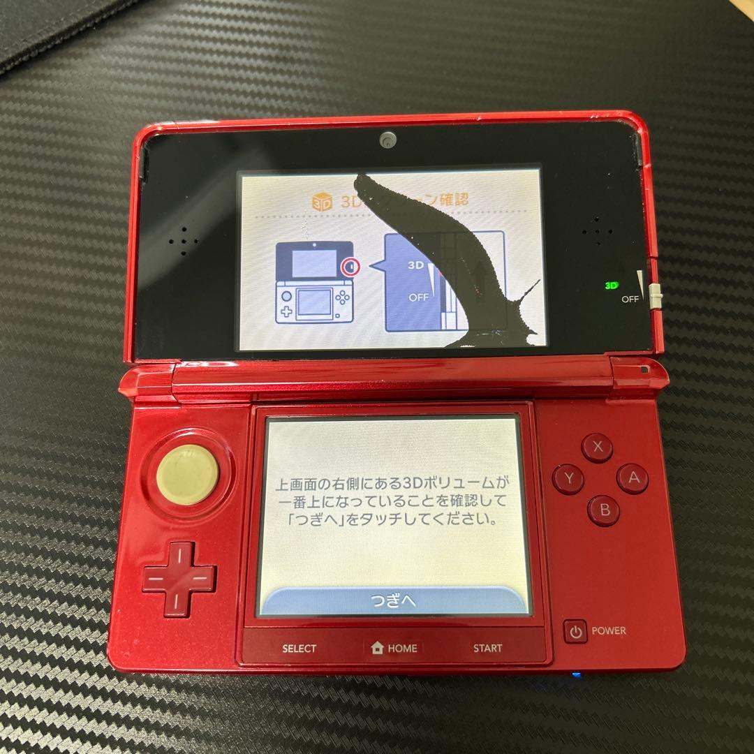 や*た様 Nintendo 3DS レッド 本体 ジャンク - メルカリ