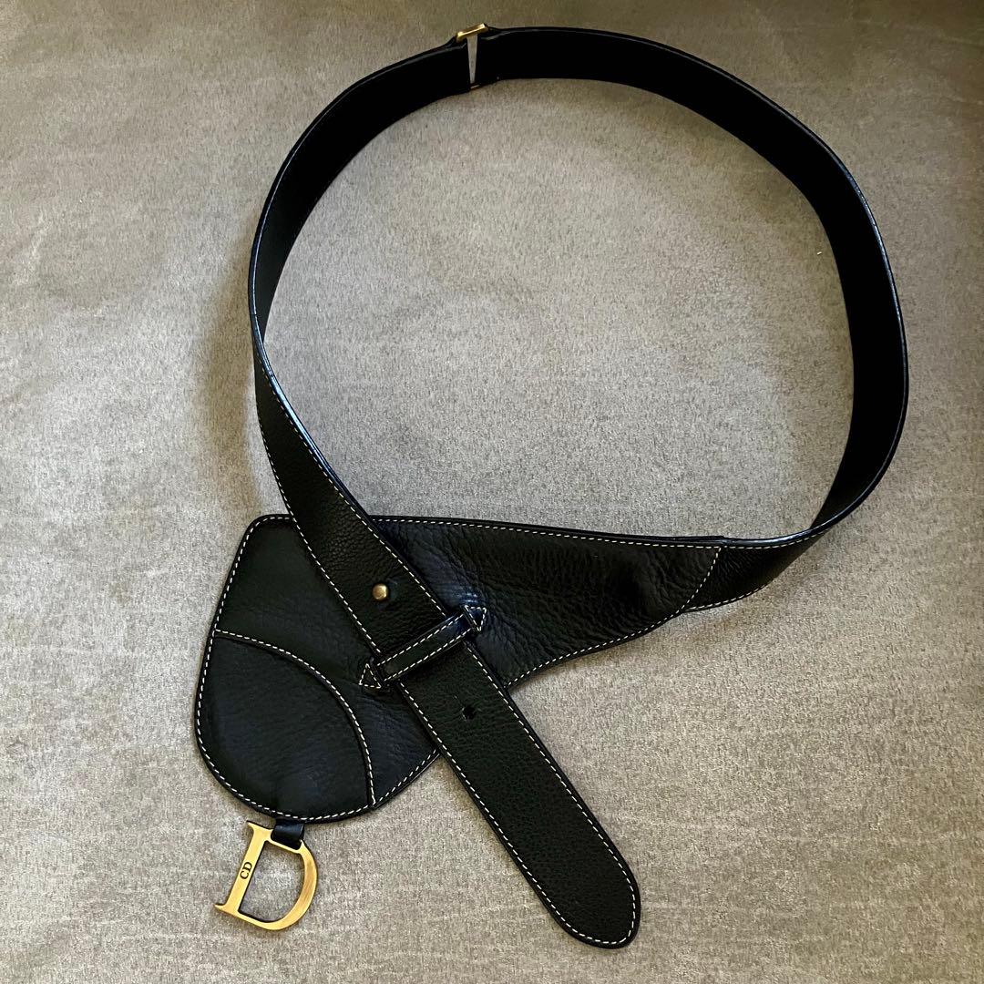 Christian Dior クリスチャンディオール サドルウエストポーチ ロゴ ディオール/クリスチャンディオール/ウエストポーチ/サドルバッグ