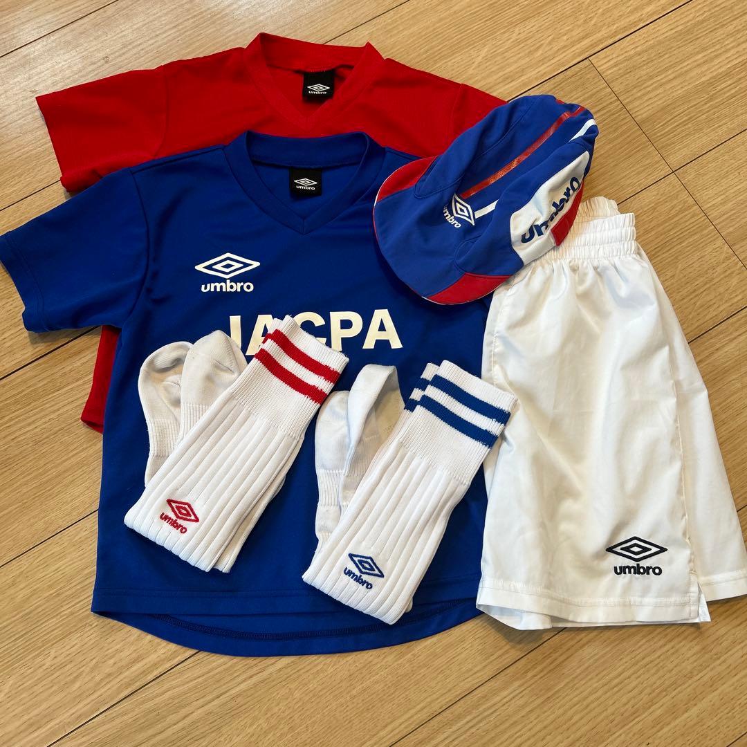 ジャクパサッカーユニフォームセット 120 アンブロ - メルカリ
