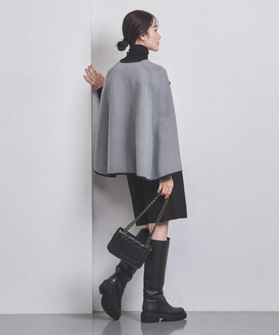 タグ付 未使用品] ユナイテッドアローズ / ジャカード ケープ 26400円