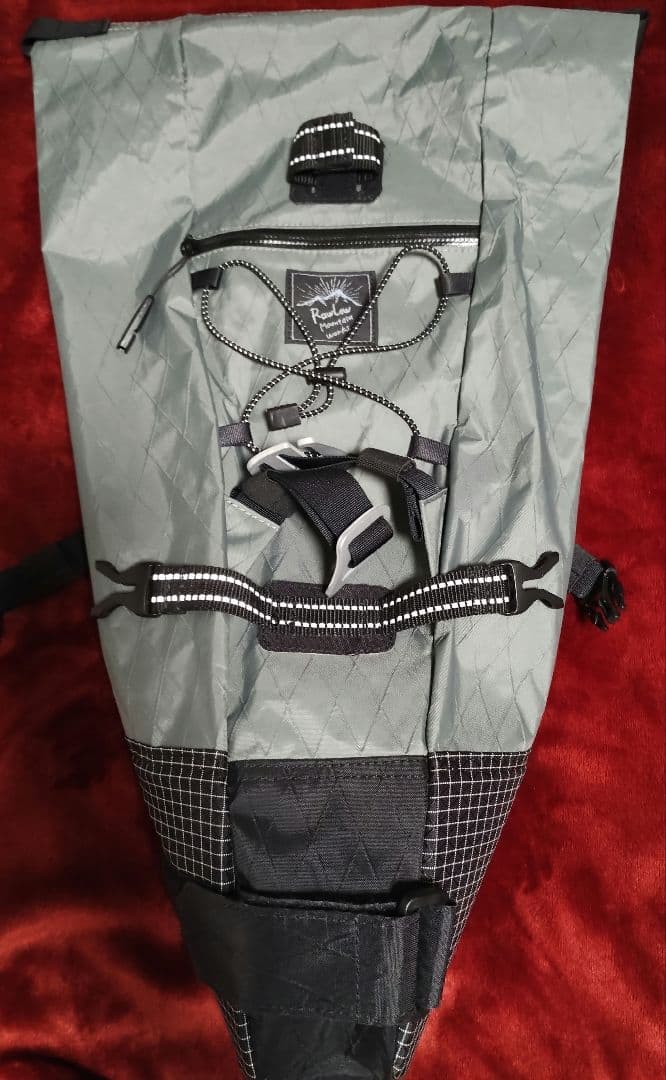 ロウロウマウンテン 自転車用 サドルバッグ バックパック機能 防水仕様