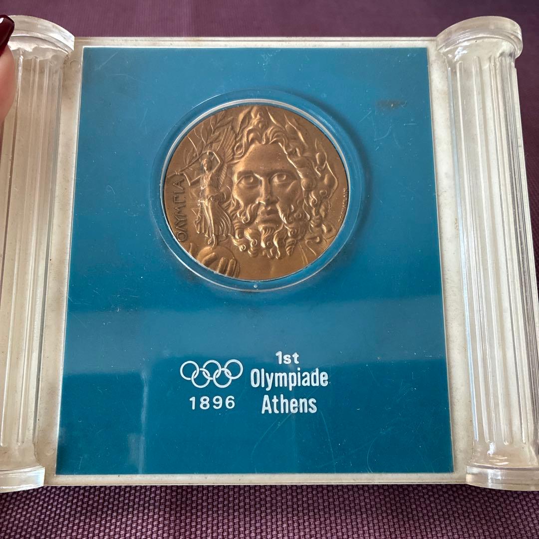 1896年 第1回オリンピック優勝 メダル アテネ大会 銅製 - メルカリ