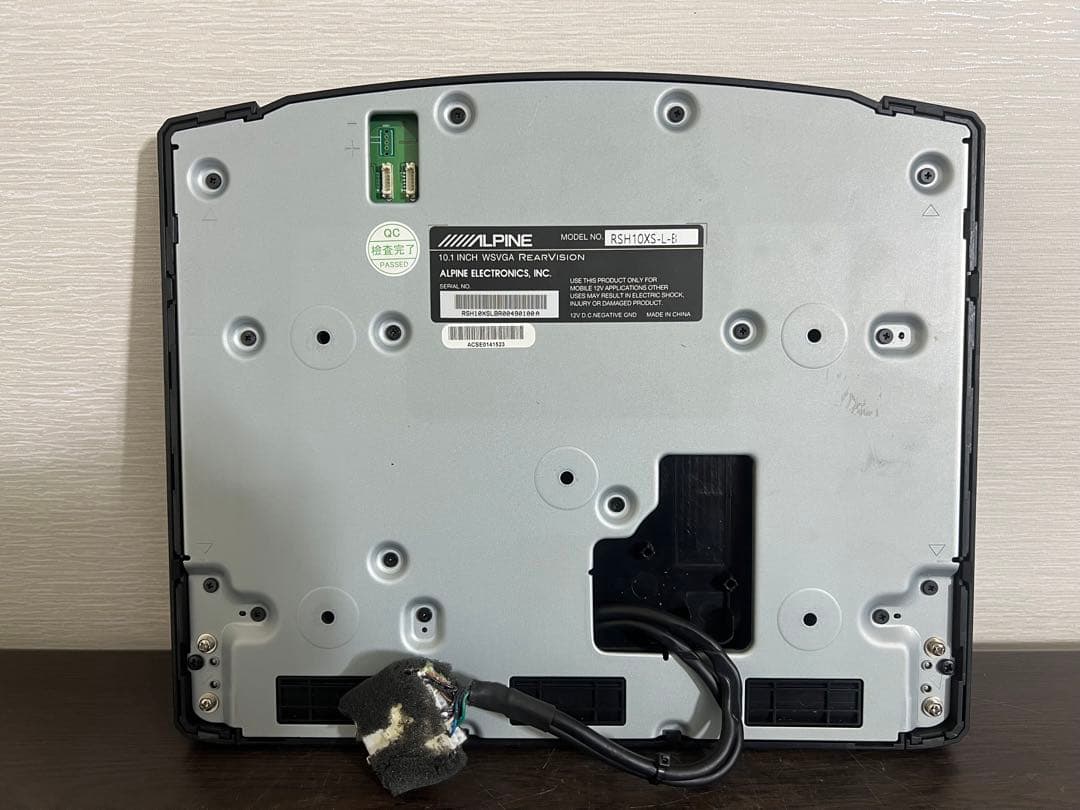 アルパイン フリップダウンモニター10.1インチ RSH10XS-L-B