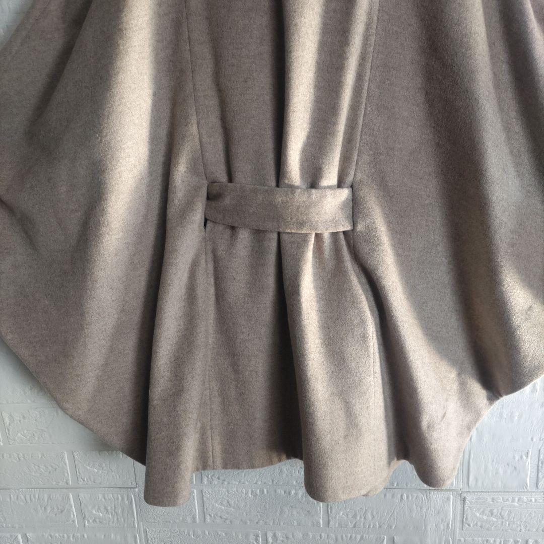 専用✨sagafurs サガ 　ファー　fox　ポンチョ ケープ コートカシミヤ