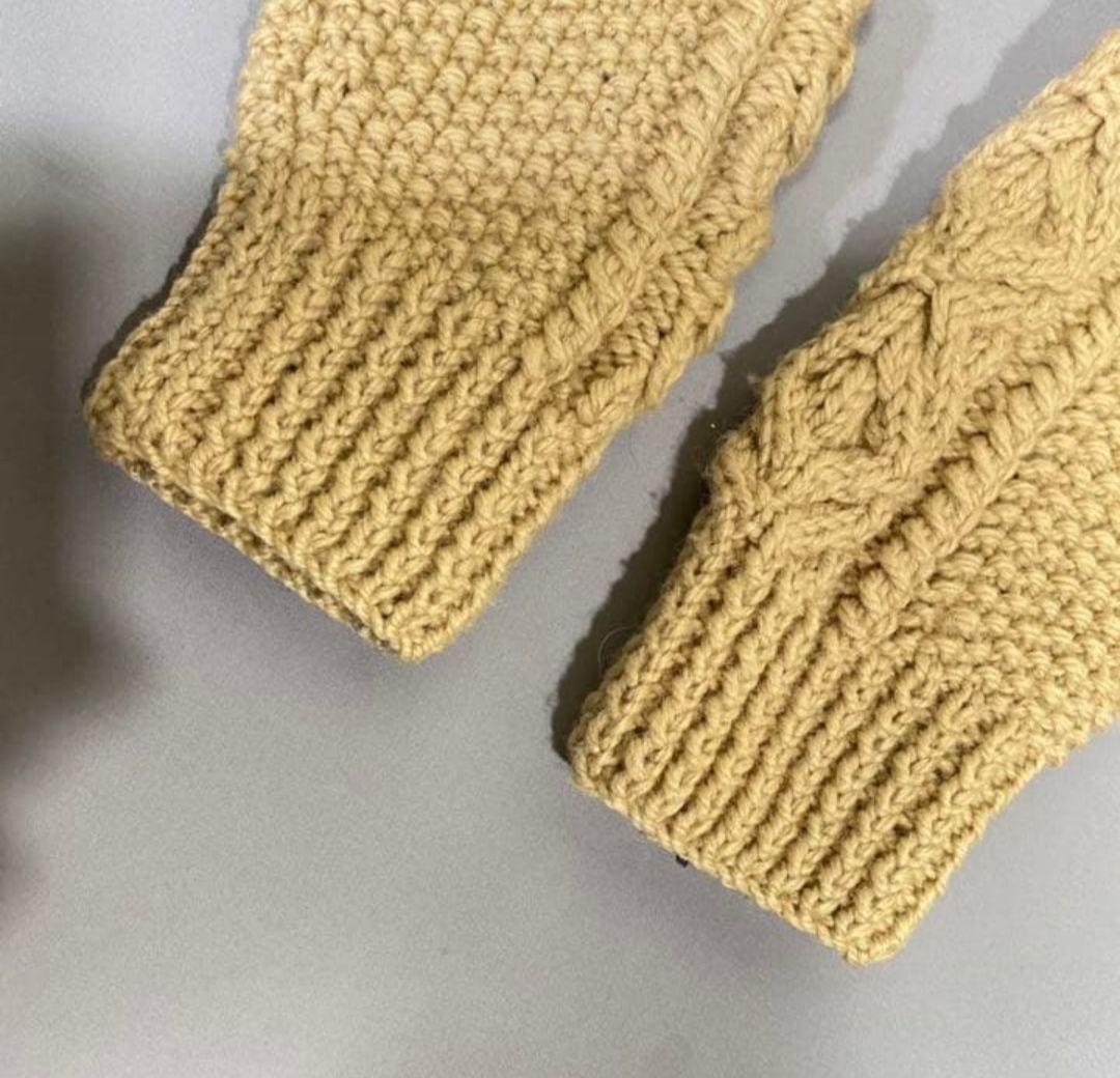 INVERALLAN 3A CARDIGAN アイボリー（ベージュ系）緑タグ