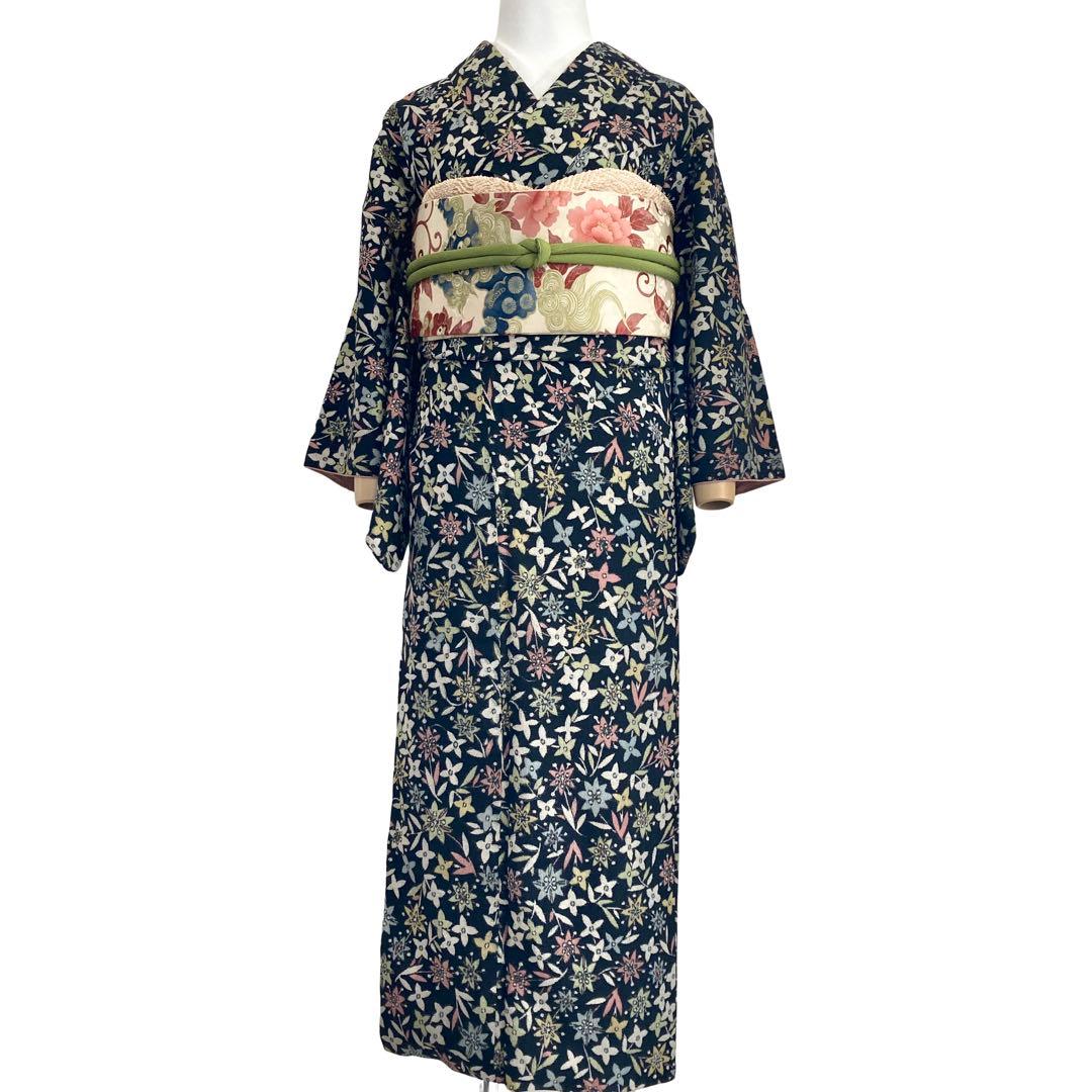 昭和レトロ 大正ロマン アンティーク着物NO4 - メルカリ