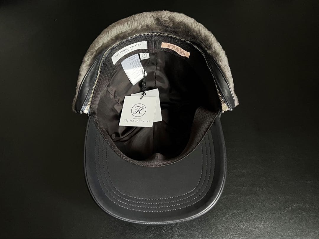 新品】キジマ タカユキ×KARL DONOGHUE ムートン キャップ 極希少