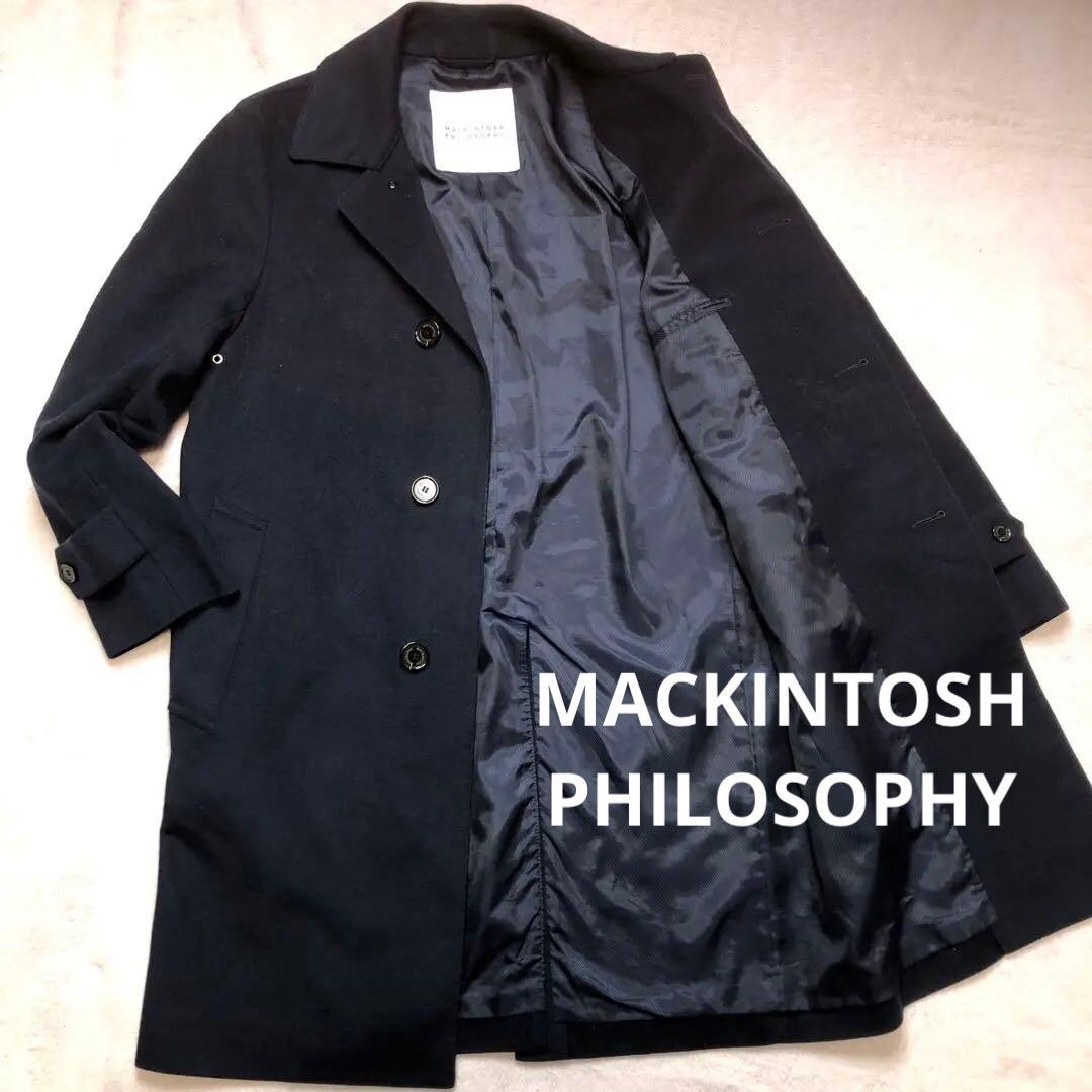 マッキントッシュフィロソフィー ステンカラーコート スーパー120's 36