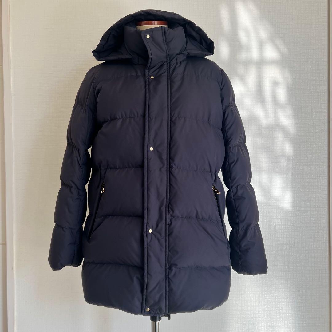 最終値下げ】ジムフレックス ネイビー ダウンジャケット - メルカリ