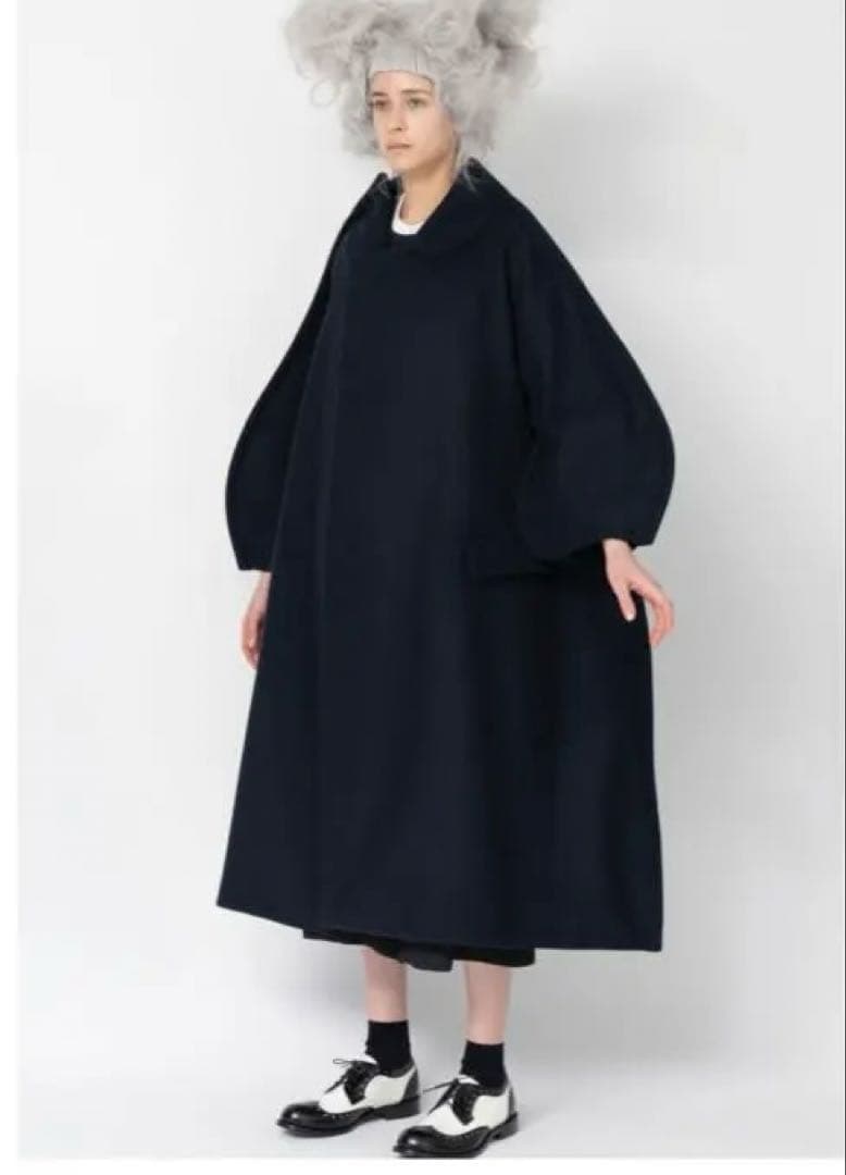 美品 コムコム コムデギャルソン 2次元コート XS メルトンコート