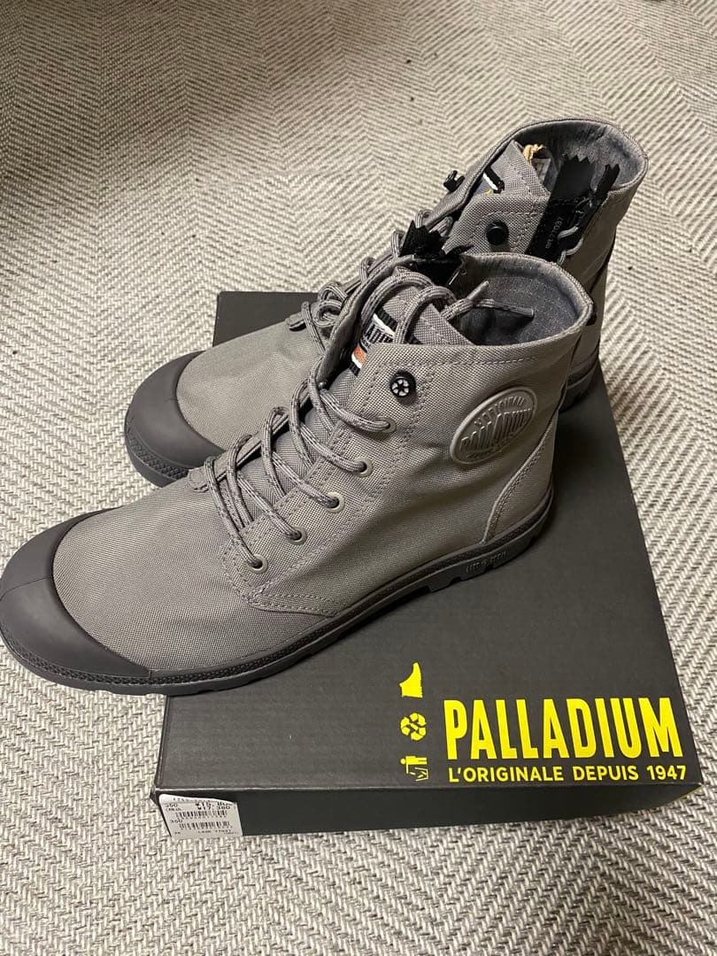 PALLADIUM グレー ハイカットブーツ　チタニウム PALLADIUM（パラディウム） スニーカー 防水 メンズ レディース SP20
