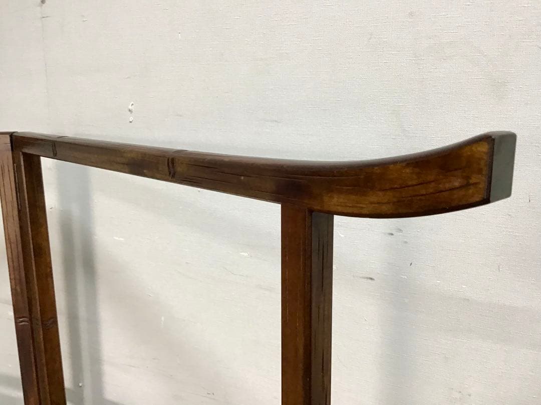 よかじー様専用☆管218☆珍品☆軽井沢彫☆衣桁☆着物ハンガー☆竹模様