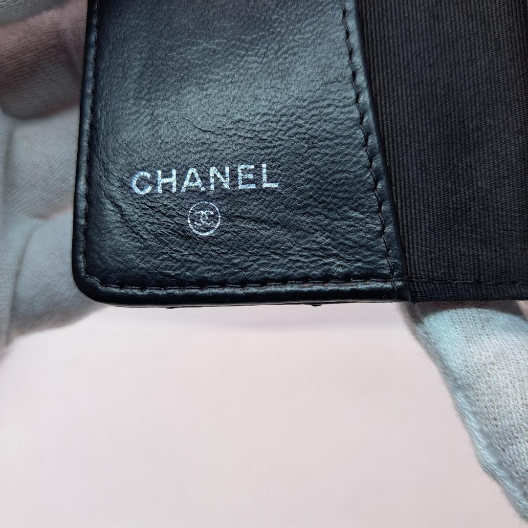 CHANEL　マトラッセ　キーケース　ブラック 　ラムスキン