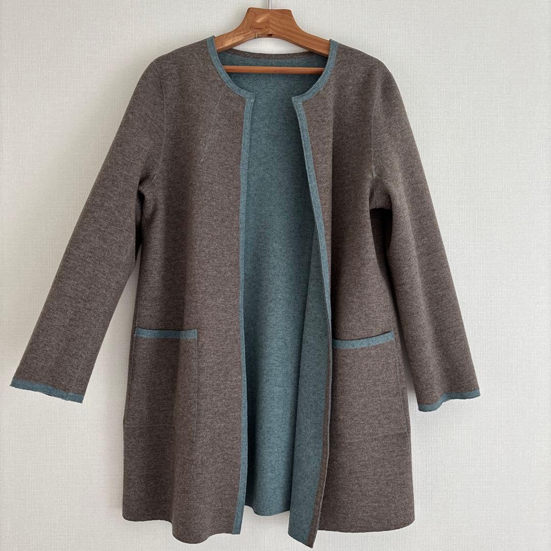 色と形が美しい 工場十貨店 BASIETA リバーシブルコート - メルカリ