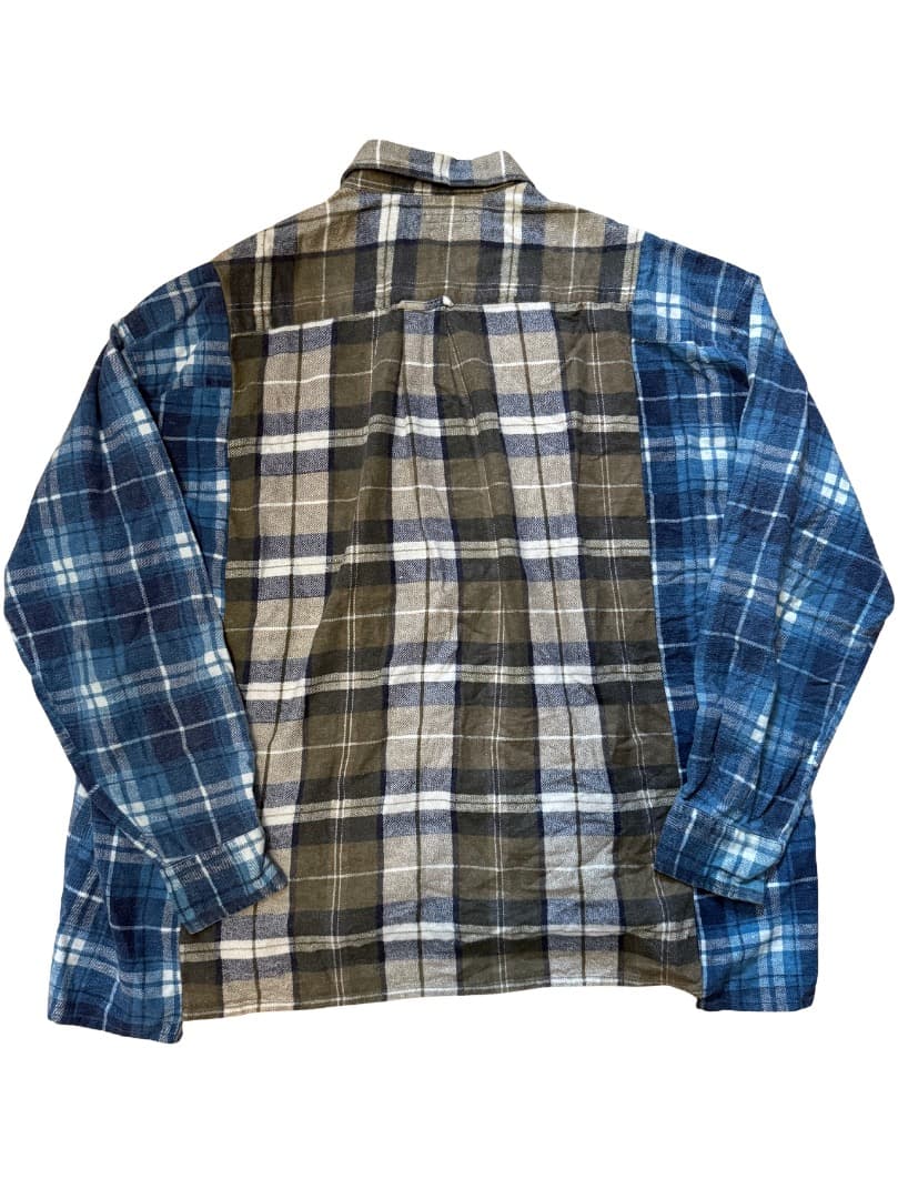 Rebuild by Needles フランネルシャツ 再構築 チェック 好配色 - メルカリ