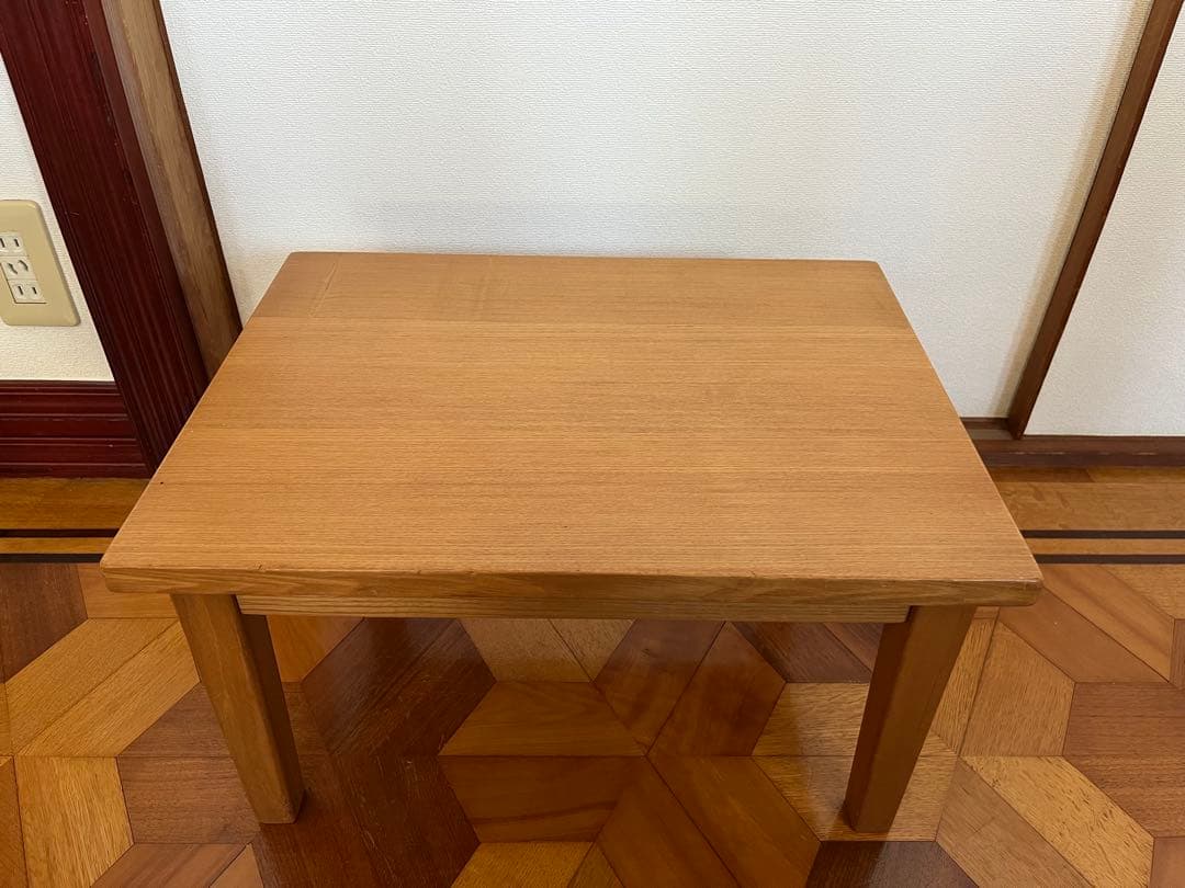 廃盤品 無印良品 タモ材 ローテーブル 木製 - メルカリ