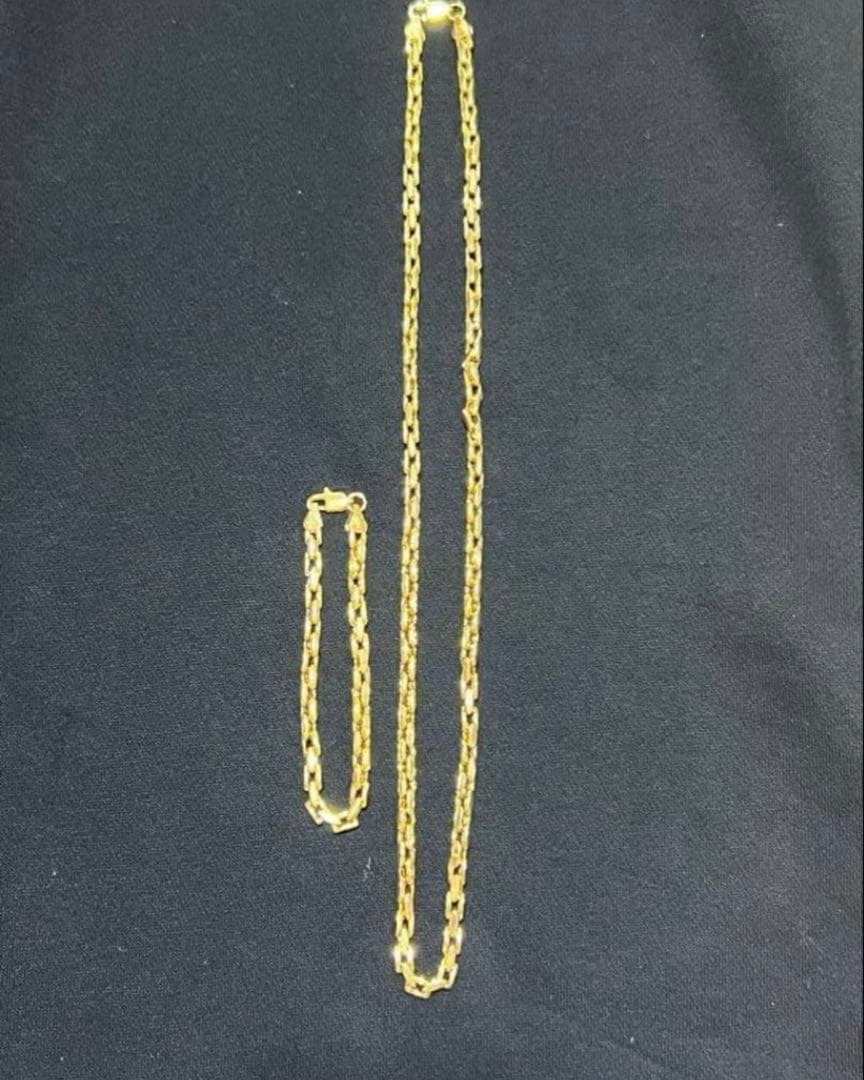 遺品整理イタリア製750刻印ネックレス、ブレスレット - メルカリ