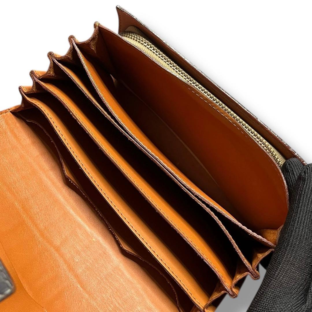 美品 Felisi フェリージ コロコロ 3005 レザー メンズ 長財布 財布