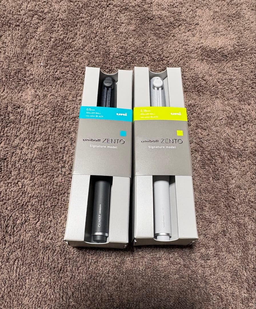 ユニボールゼント シグニチャーモデル 0.5 0.38 2本セット uniball ZENTO《ユニボール ゼント》シグニチャーモデル [メタリック