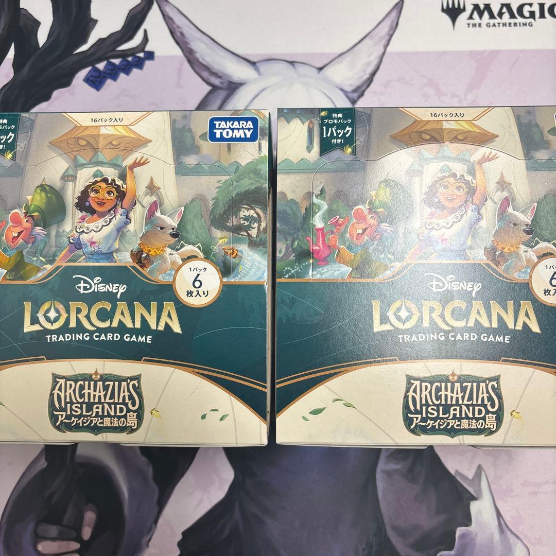ディズニーロルカナ アーケイジアと魔法の島 6BOX プロモ無し - メルカリ