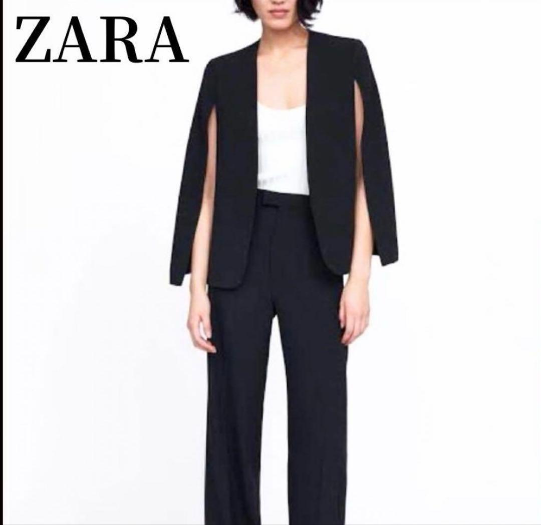 ザラ ノーカラーケープジャケット - メルカリ