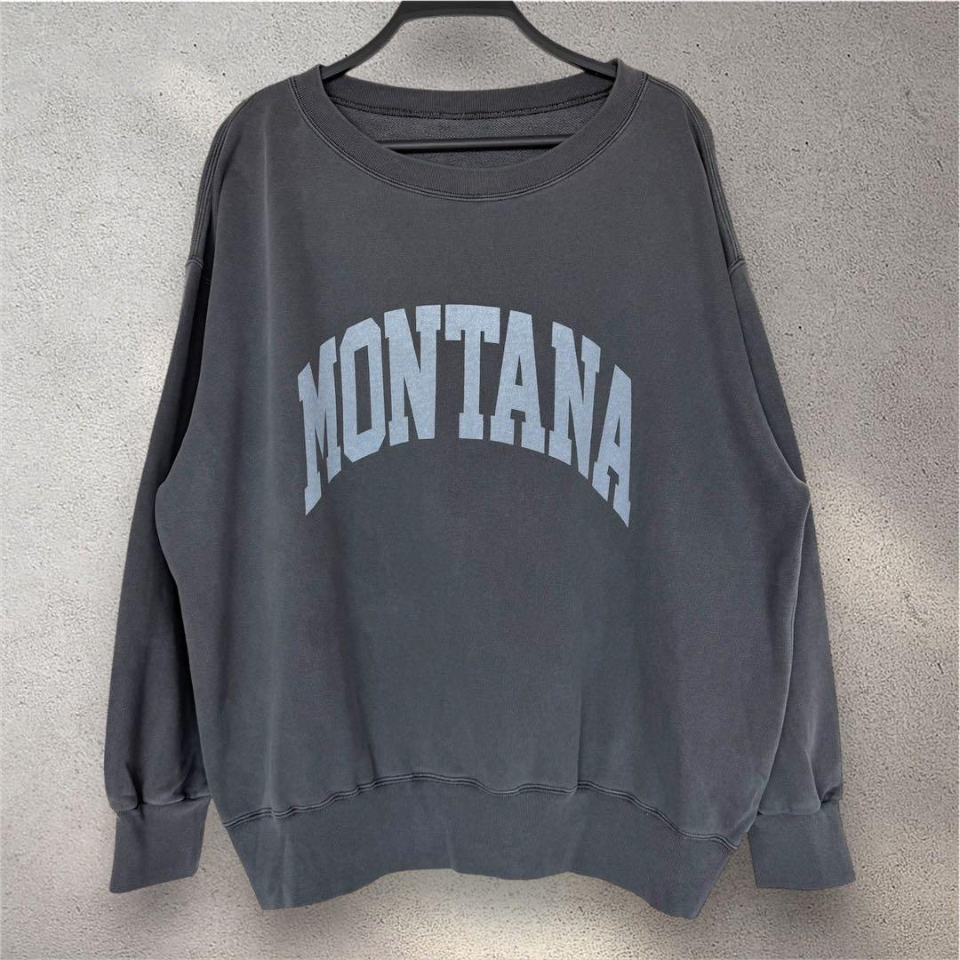 タグ類無 Whim Gazette ピグメントロゴウラケプルオーバー DG - メルカリ