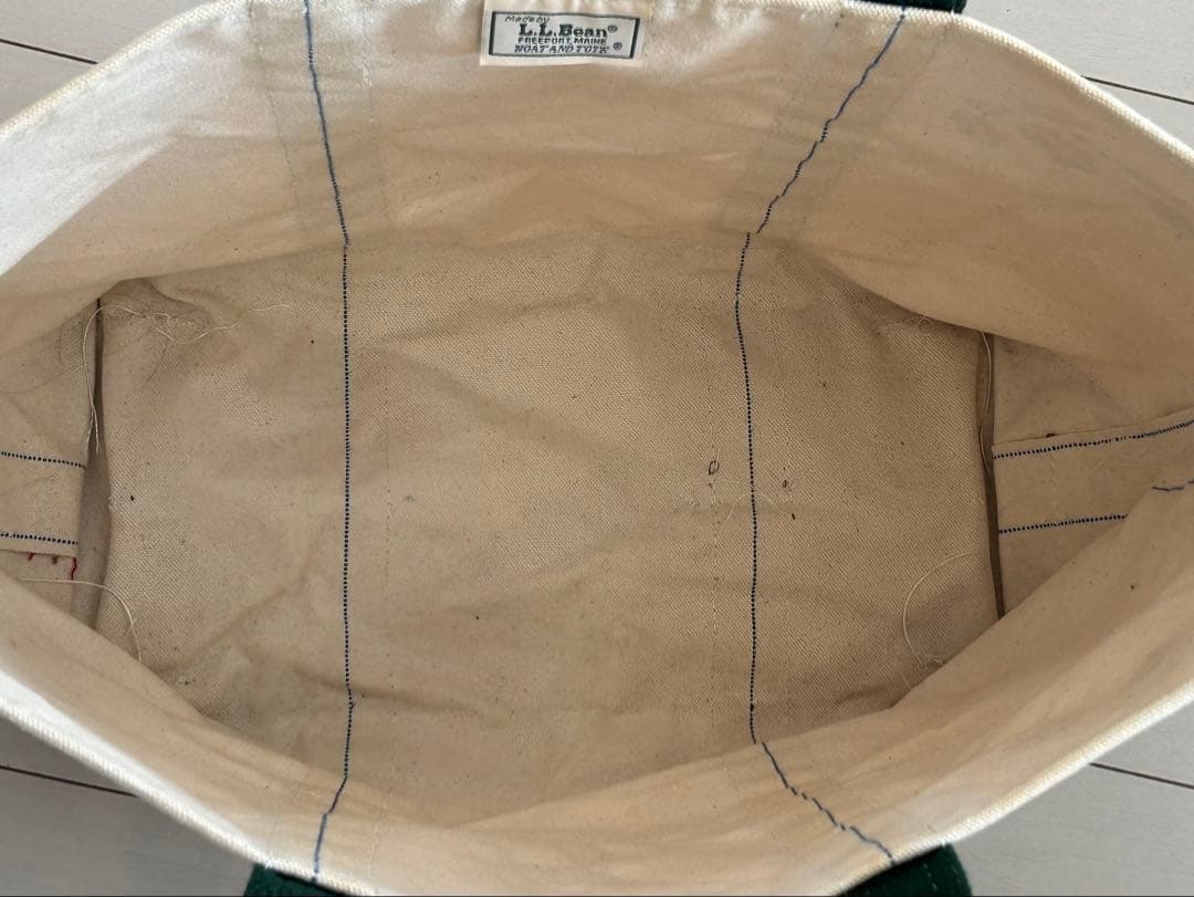 レア LLbean ヒイラギ トート バッグ ラージ クリスマス 根岸 USA