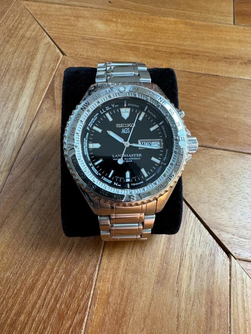 セイコーSEIKOLANDMASTER ランドマスター キネティック 美品 - メルカリ