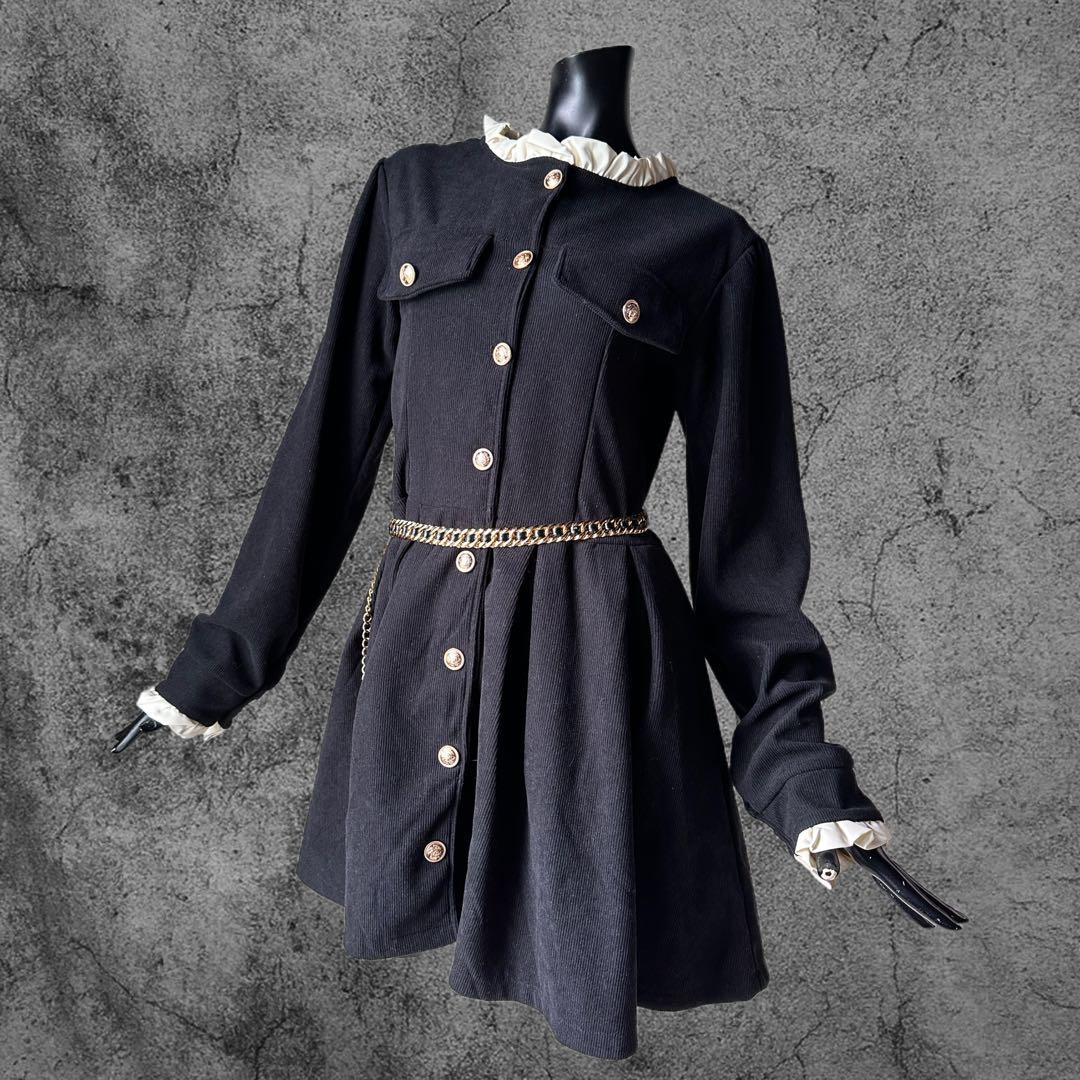 Y2K 平成 姫 ギャル ダークコケット ワンピース フェアリー グランジ