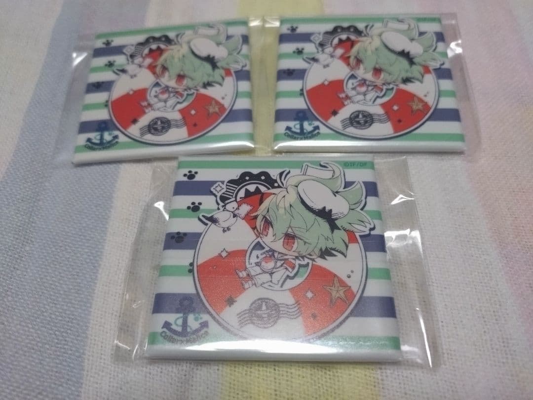 カラマリ 笹塚尊 夏の市 スクエア缶バッジ - メルカリ