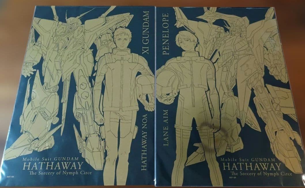 機動戦士ガンダム 閃光のハサウェイ A3 箔押し ポスター 2種セット