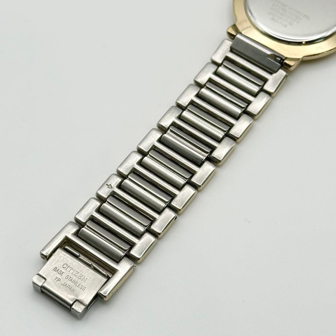 ✨稼働良品✨サンローラン 腕時計 クォーツ ラウンド コンビ 青文字盤