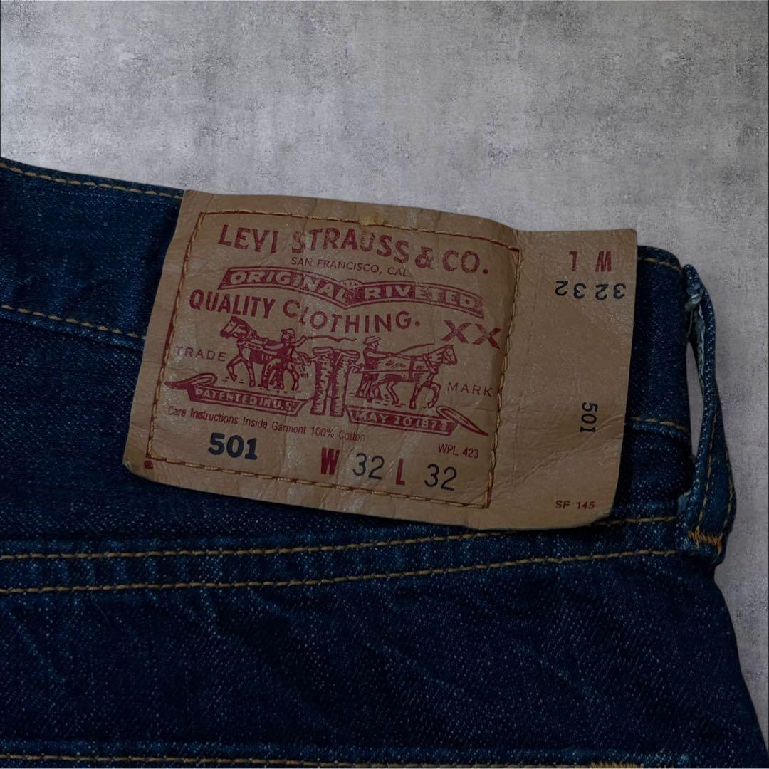 00s リーバイス フィリピン製 濃紺 美品 501デニム 04年製 W32 - メルカリ