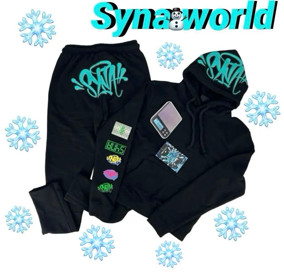 日本未入荷】 正規品 Syna world セットアップ 黒ブルー 付属品あり