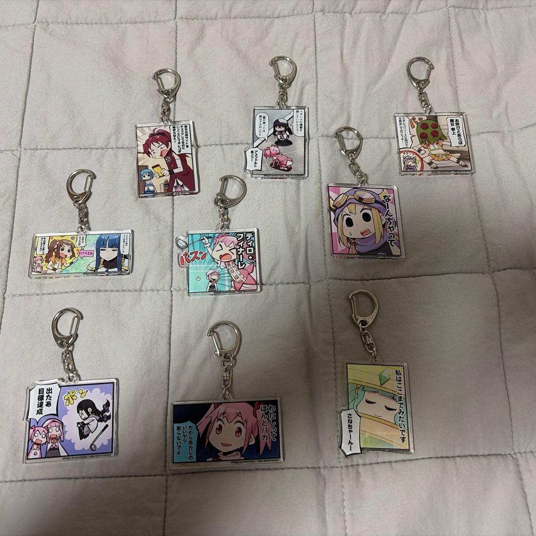 受注生産品　マギアレコード　マギレポ　コマ割りキーホルダー アクリルキーホルダー】スマスロ マギアレコード 魔法少女まどか