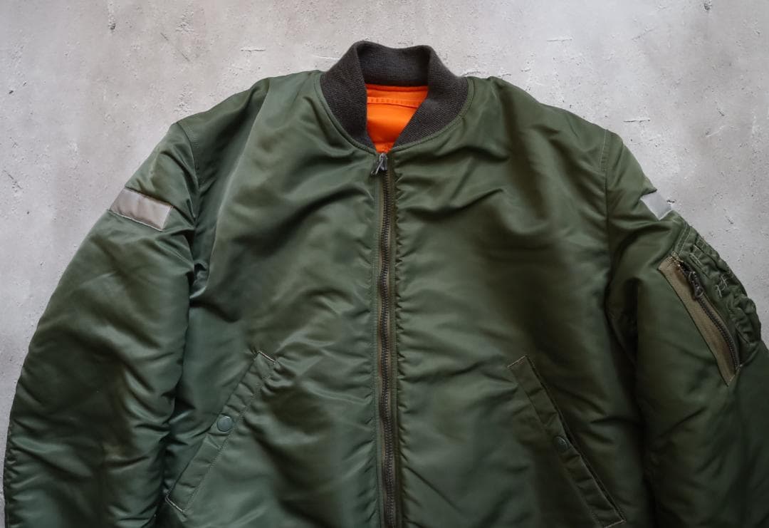 Lサイズ】バズリクソンズ MA-1 Dタイプ リフレクター フライト