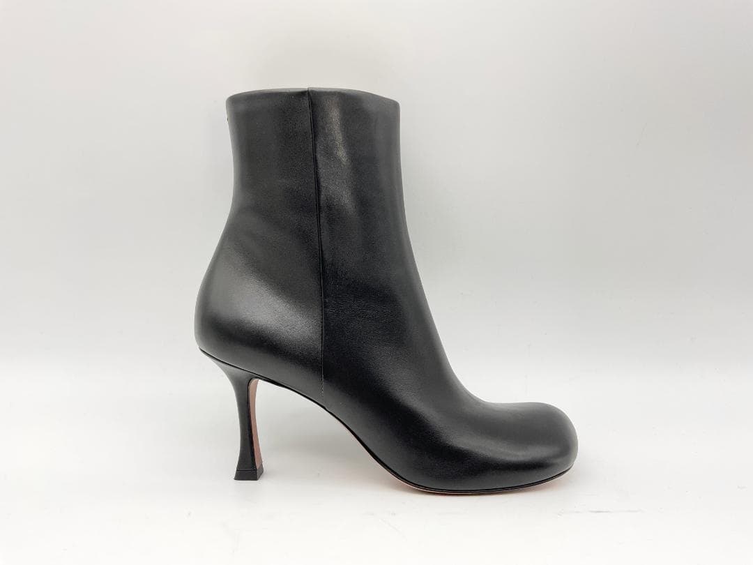 【未使用】PELLICO セミスクエアトゥ パンプス ブラック 38