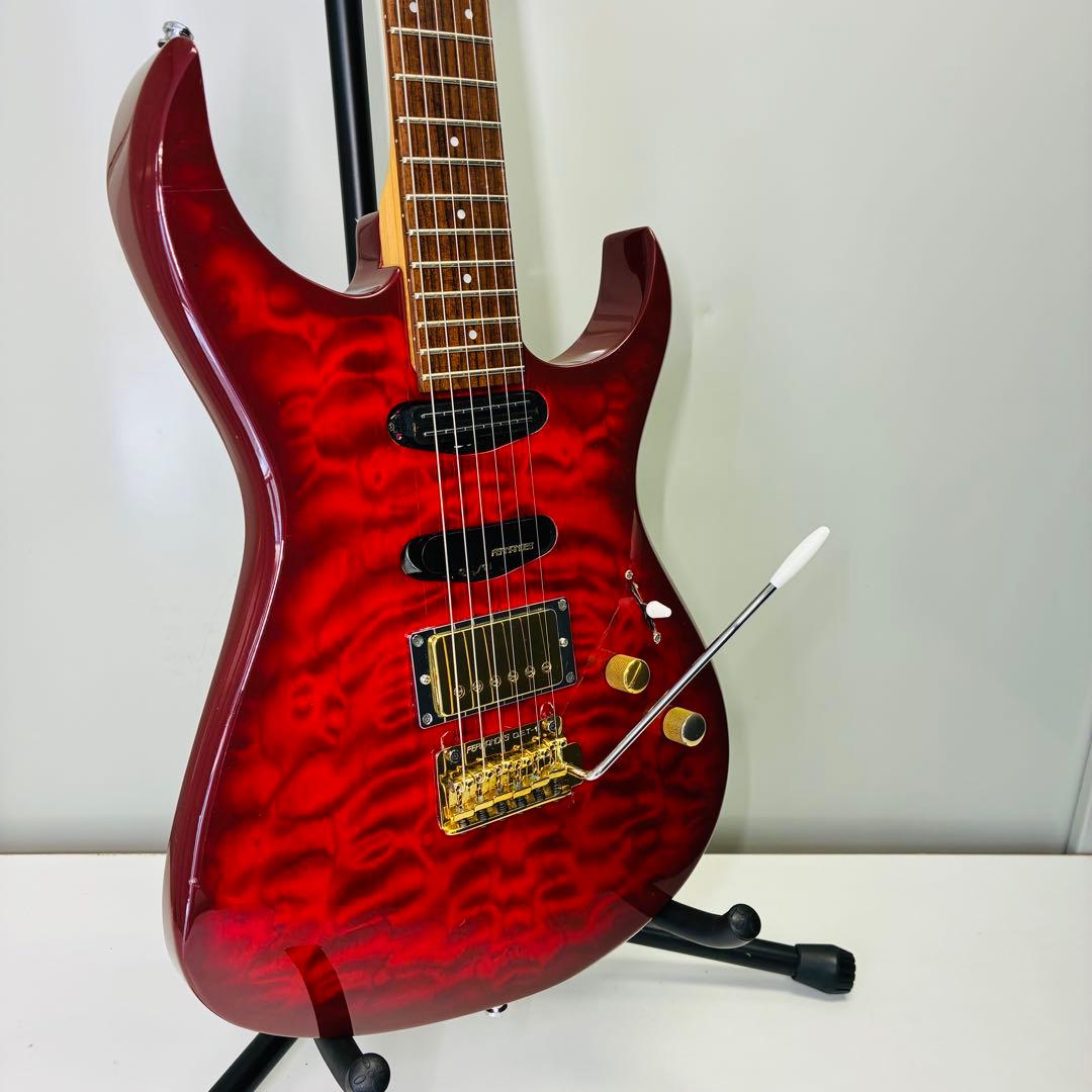 FERNANDES FGZ-400 キルトメイプル レッド エレキギター - メルカリ