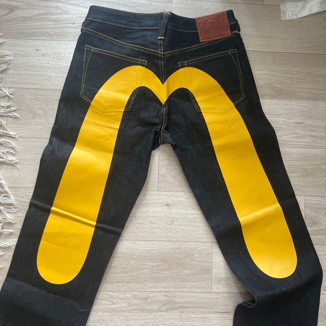29×34) Evisu 大黒ジーンズ 黄色 yellow #2000 - メルカリ
