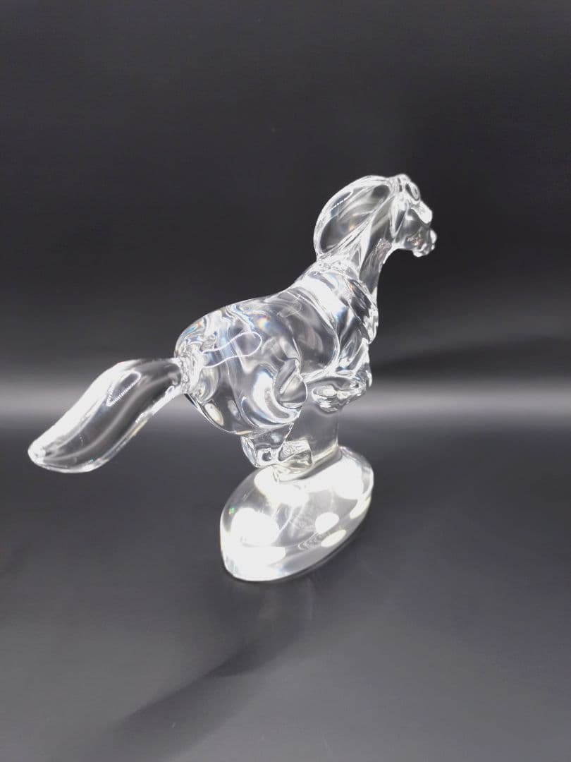 新型 4-512 バカラ ホース 馬 走る馬 ガラス 置物 商品:バカラ ホース