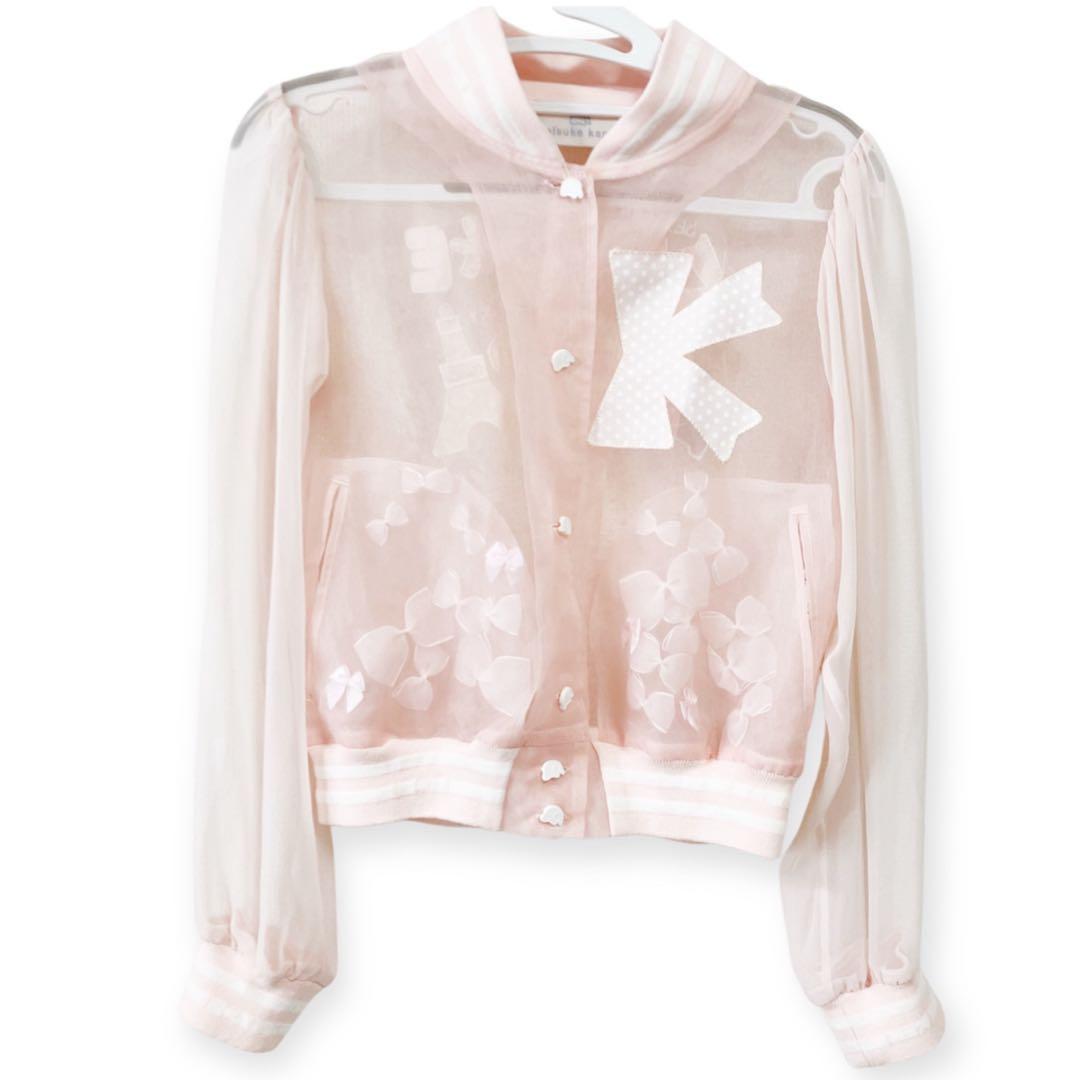 keisuke kanda ケイスケカンダ スケスケのスカジャン ブルゾン 透け