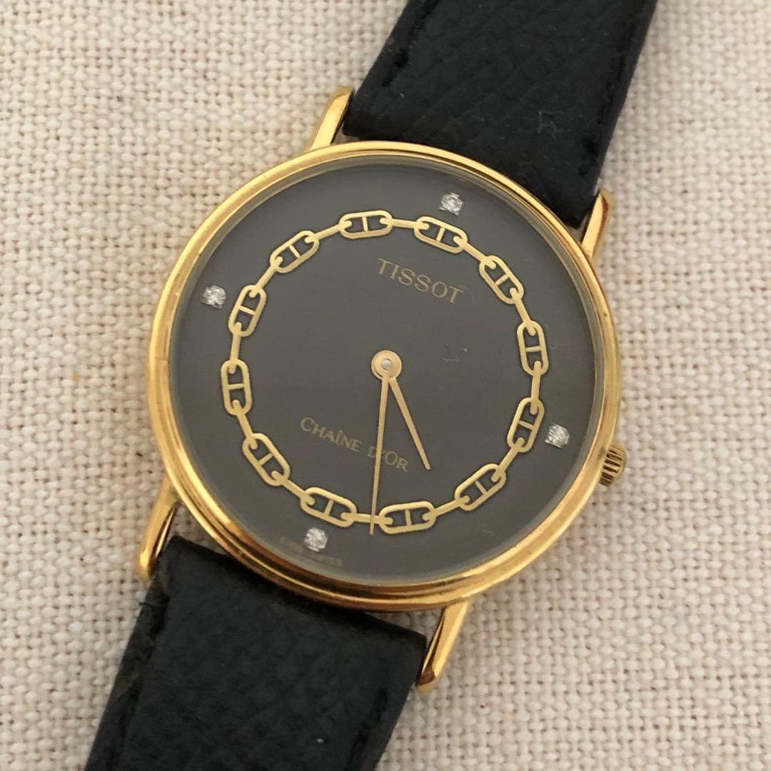 中古》TISSOT CHAINE D'OR E168 メンズ クォーツ - メルカリ