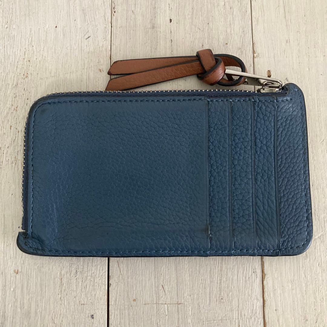 LOEWE ロエベ カードケース パズル ブルーグレー系 - メルカリ