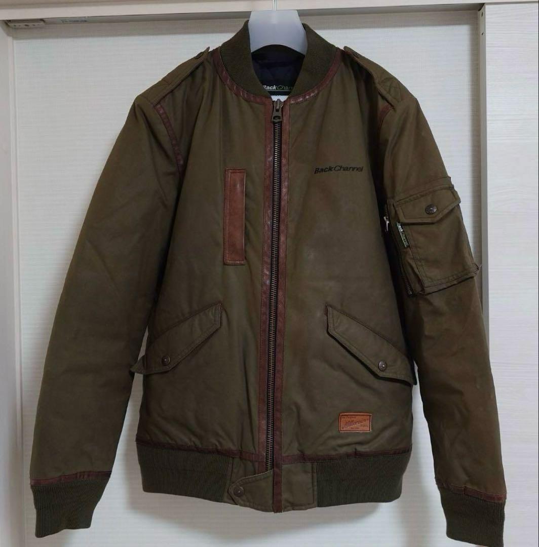 Back Channel×British Millerain MA-1ジャケット - メルカリ