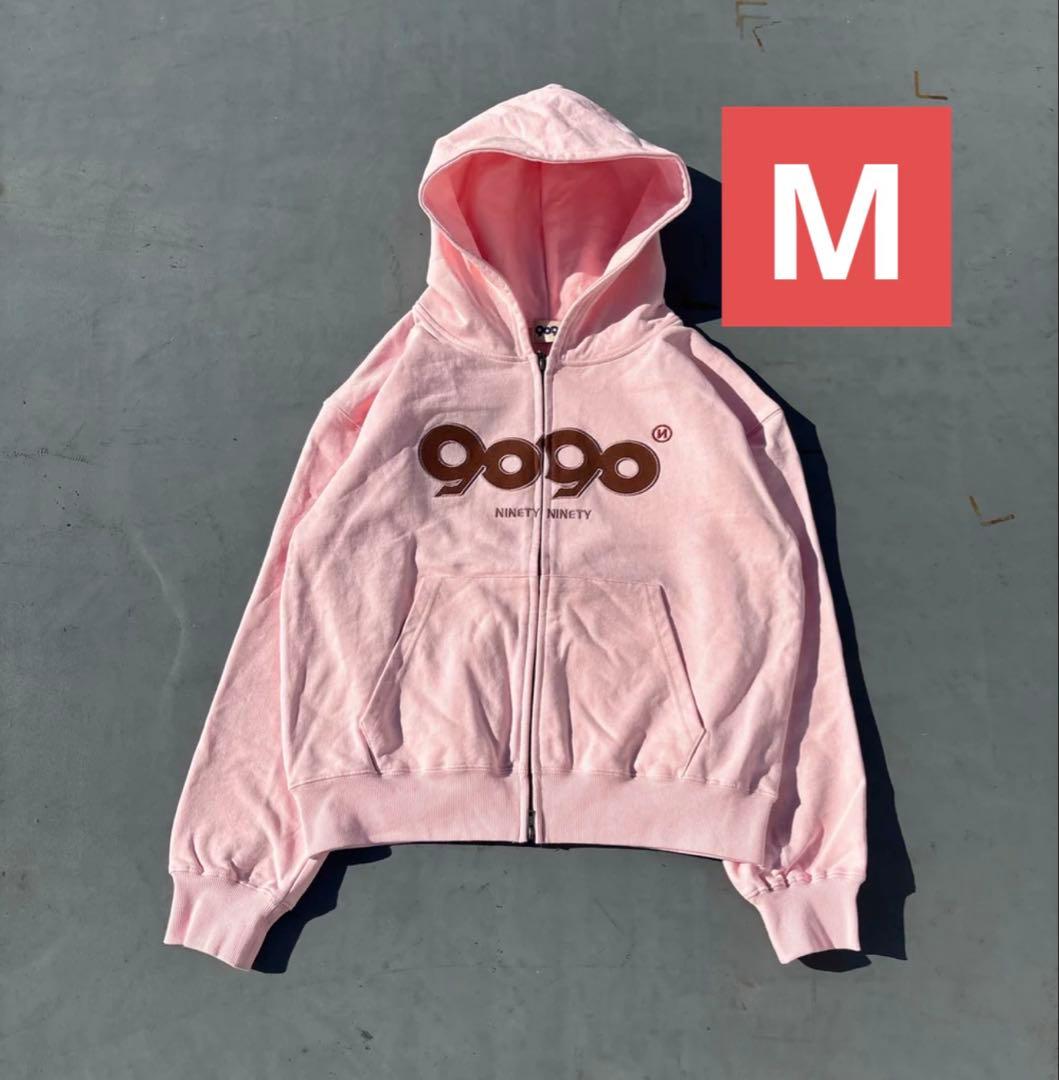 9090 OG Logo Assort Zip Hoodie ピンク - メルカリ