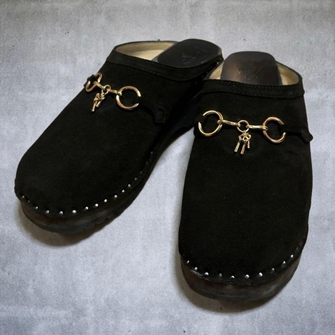 美品】トロエントープ×ニードルズ サボサンダル スウェード ビット