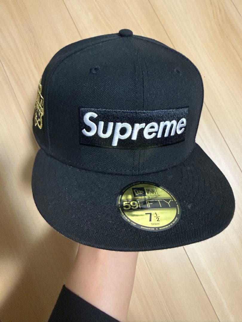 シュプリームボックスロゴキャップ25ss - メルカリ